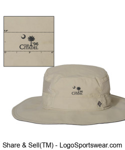 '96 Columbia UV Hat (Citadel 96 logo) Design Zoom